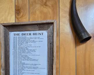 Horn -  Deer Hunt Sign