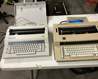 Vintage electric typewriters