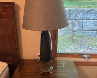One of a pair of Uttermost table lamps