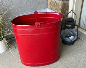 Red bucket