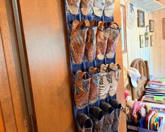 Shoes and holder