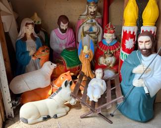 Nativity Blow Molds set