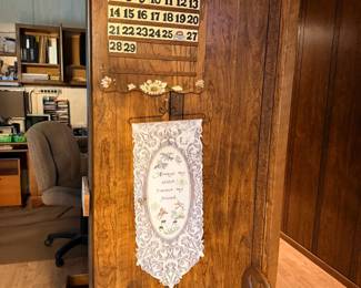Wooden Calendar