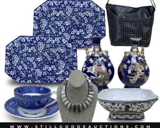 Cole Hann, Thomasville furniture, ladies hats, Chico’s clothing, chocolate fountain, chain saw, Wittnauer watch, Silpada jewelry, Apple air pods, crystal glassware, Franciscan china, Miele vacuum cleaner, wood chipper,  and more!