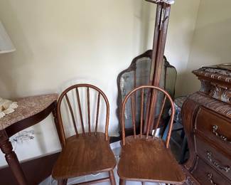 Solid Wood Windsor Side Chairs