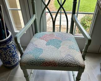 Hepplewhite-style armchair
