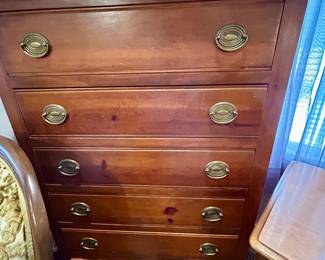 Solid Wood 6-Drawer Chest