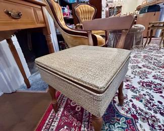 Vintage Sewing Storage Chair