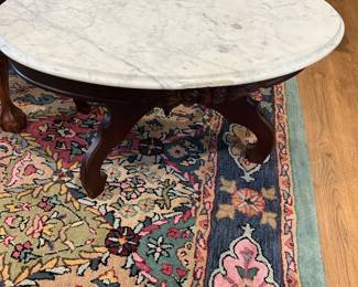 Marble Top Accent Table