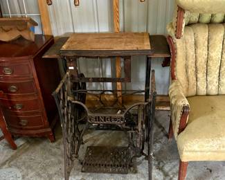 Vintage Singer Treadle Sewing Machine Base