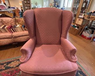 Queen Anne Wingback Chair