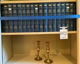 The Annals of America 19 Vol Book Series, Candlestick Holders 