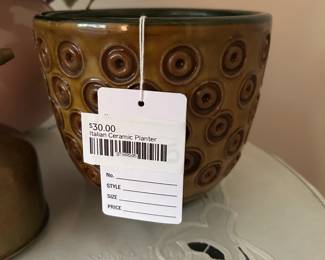 Italian Ceramic Planter 