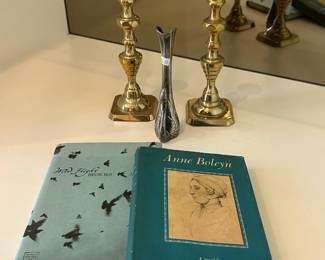 Books, Candlestick Holders