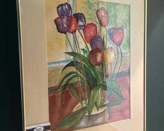 Signed J. Bonninger Watercolor 