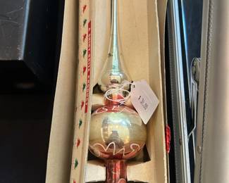 Vtg Christmas Tree Topper 
