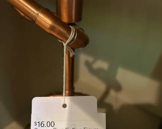 Copper Pipe Golfing Figure 