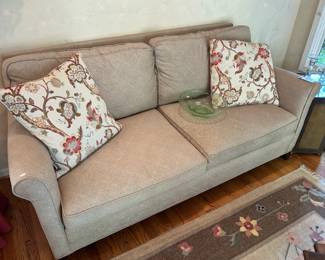 Sofa, Decorative Pillows 