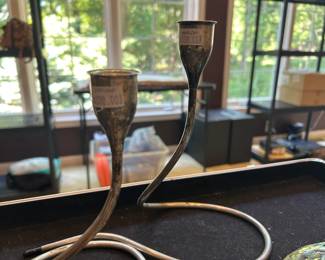 Sterling Candlestick Holders 