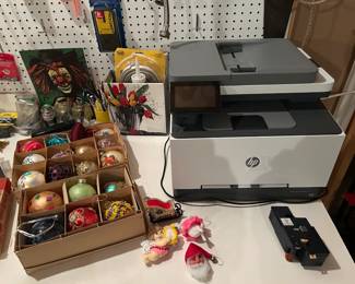 Christmas Ornaments, Hp Printer 