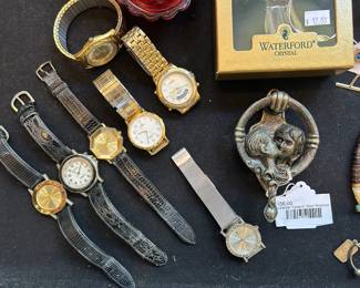 Vtg Watches, Celeste "Lovers" Door Knocker