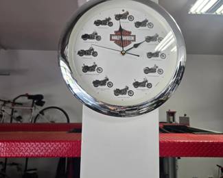 Harley Davidson Clock