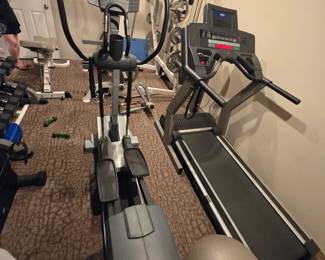 All pictured exercise equipment is available