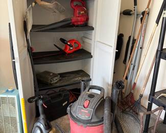 Craftsman Tools, blower, shop vac, and more