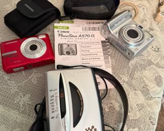 Canon & Sony Walkman