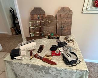 Jewelry, Knives, and more