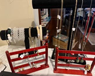 misc earrings and necklaces