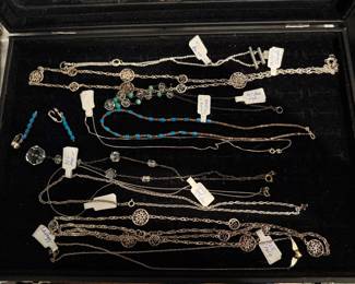 misc silver necklaces