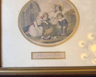 antique engraved print