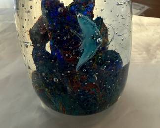 glass paperweight