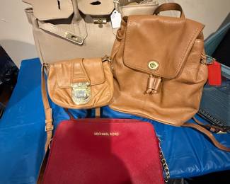 Michael Kors and Coach purse/backpack