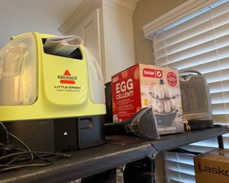 Bissell Little Green Mini Cordless, Dash Egg Cooker