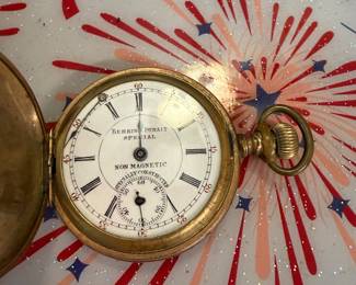 antique gold filled pocket watch