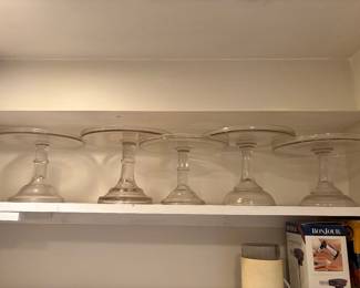 Antique Cake Pedestal Plates 