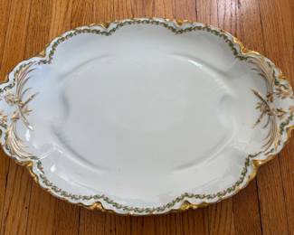 Vtg. Limoges Clover Leaf Patter 12" X 17.5"