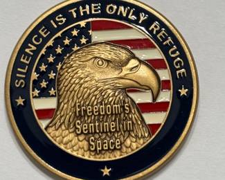 Other side: National Reconnaissance Office (NRO) SIGINT Challenge Coin.