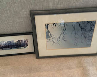 Lot 38: Two Framed Landscape Art Prints