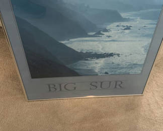Lot 94: Big Sur Framed Coastal Print