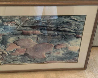 Lot 35: Framed Abstract Artwork