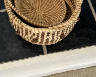 Lot 104: Two Woven Baskets