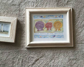 Lot 106: Two Framed Coastal Art Prints