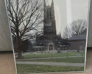 Lot 89: Framed Duke Chapel Duke University Print