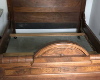 Lot 65: Antique Wooden Bed Frame