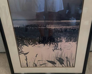 Lot 41: Framed Landscape Art Print