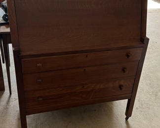 Lot 83: Wood Secretary Desk