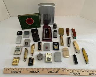Vintage Lighters Pocket Knives